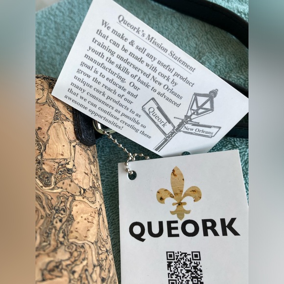 NWT Queork Tan Cork Mini Jackson Crossbody Bag - Picture 16 of 16